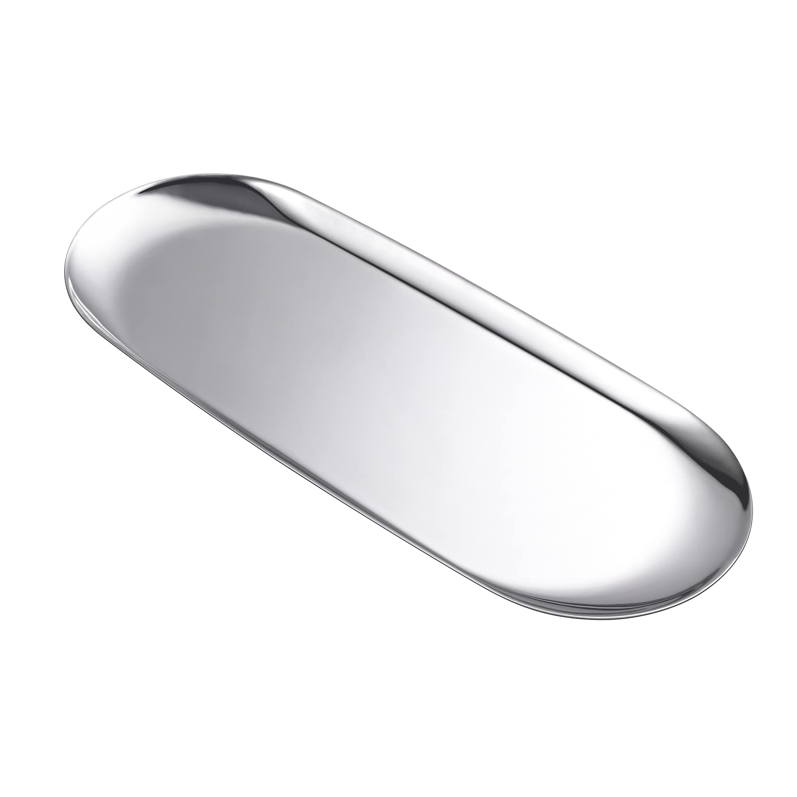 Stainless Steel Tray for Jewelry & Makeup - Vanity Bathroom Decor (30x12cm) - Perfect for Home Display & Organization