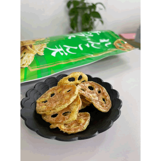 **Daiko Nori Renkon Chips - Salted Seaweed & Lotus Root Snack (50g) | Crunchy Japanese Snack for On-the-Go, Healthy Office Snacking & Asian Food Lovers**