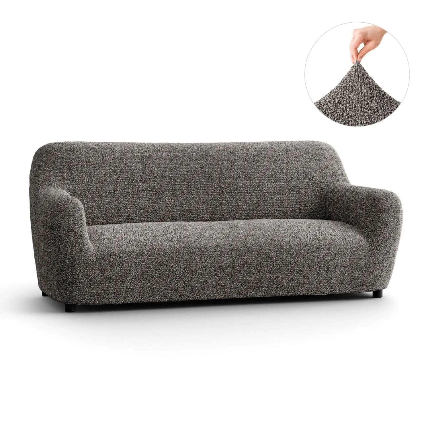 3 Seater Sofa Slipcover - Soft Microfiber Printed Fabric - Perfect for Living Room, Family Room & Home Decor