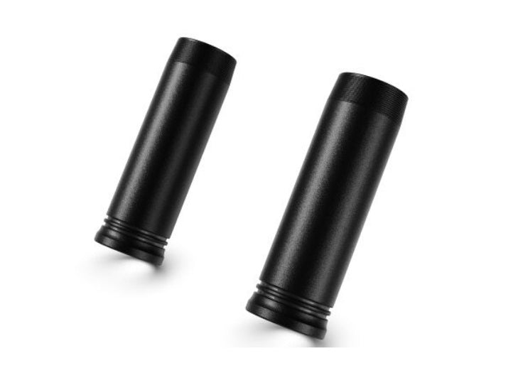 BMW Motorrad R18 Upper Fork Leg Cover Set - Two Tone Black & Chrome - Motorcycle Fork Protector for Enhanced Style & Protection - Perfect for Cruiser & Touring Bikes