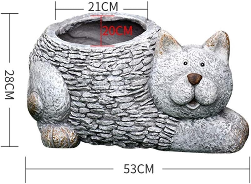 Large Animal-Shaped Hanging Planters - Decorative Flower Pots for Garden, Courtyard, Balcony & Indoor Plants - Perfect for Home Decor, Patio & Outdoor Spaces