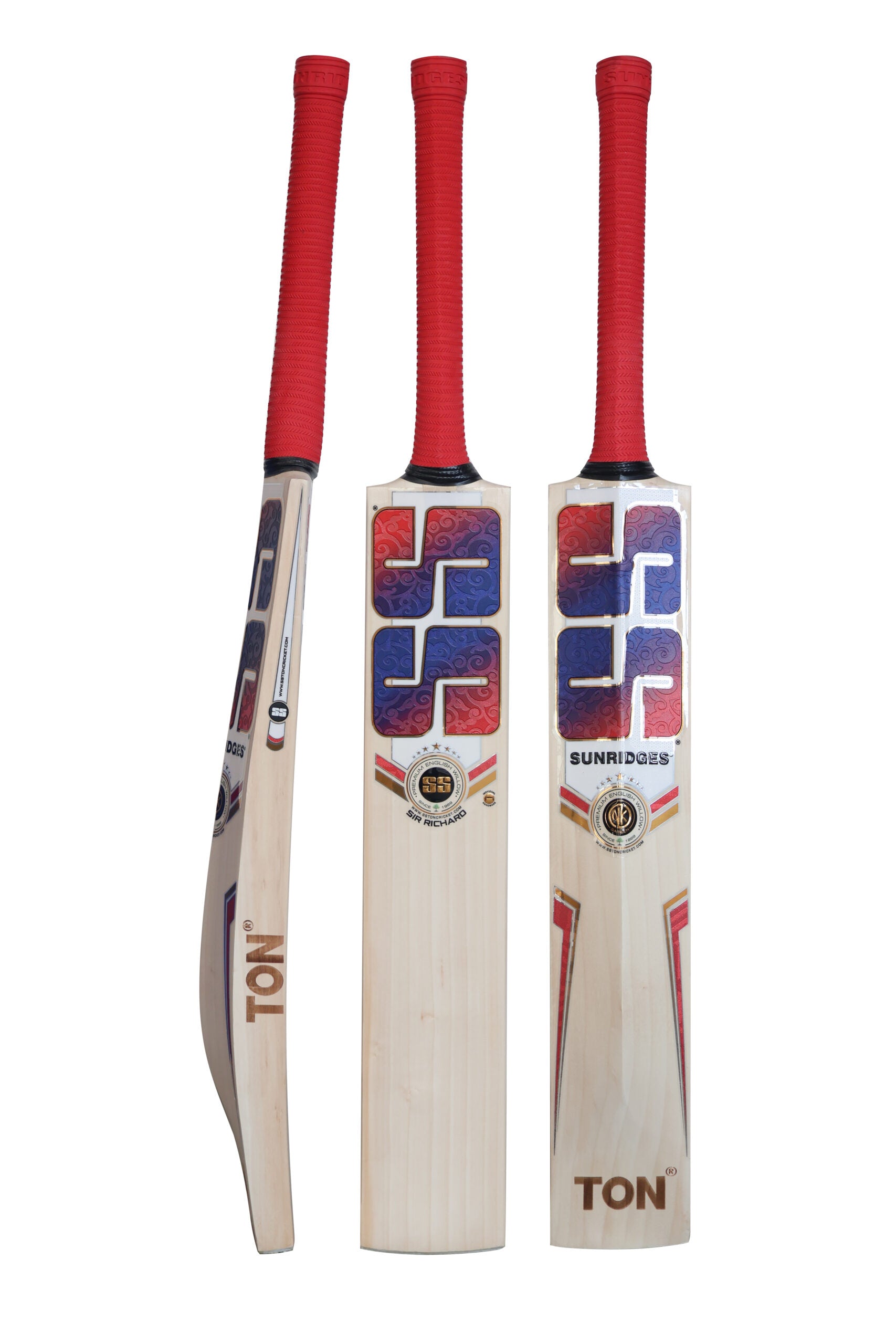 SS Sir Richard Cricket Bat 2025 - Premium English Willow Cricket Bat for Professional & Amateur Players - Perfect for Matches, Training & Practice Sessions