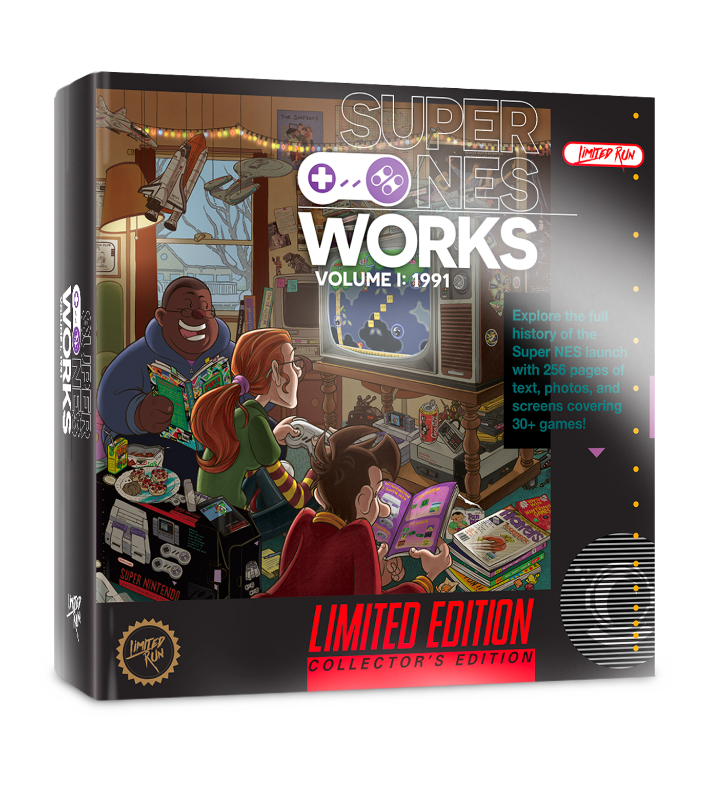 Super NES Works Vol. I Collector's Edition Book - Retro Gaming History & Nostalgia for Nintendo Fans - Perfect for Gaming Enthusiasts & Collectors