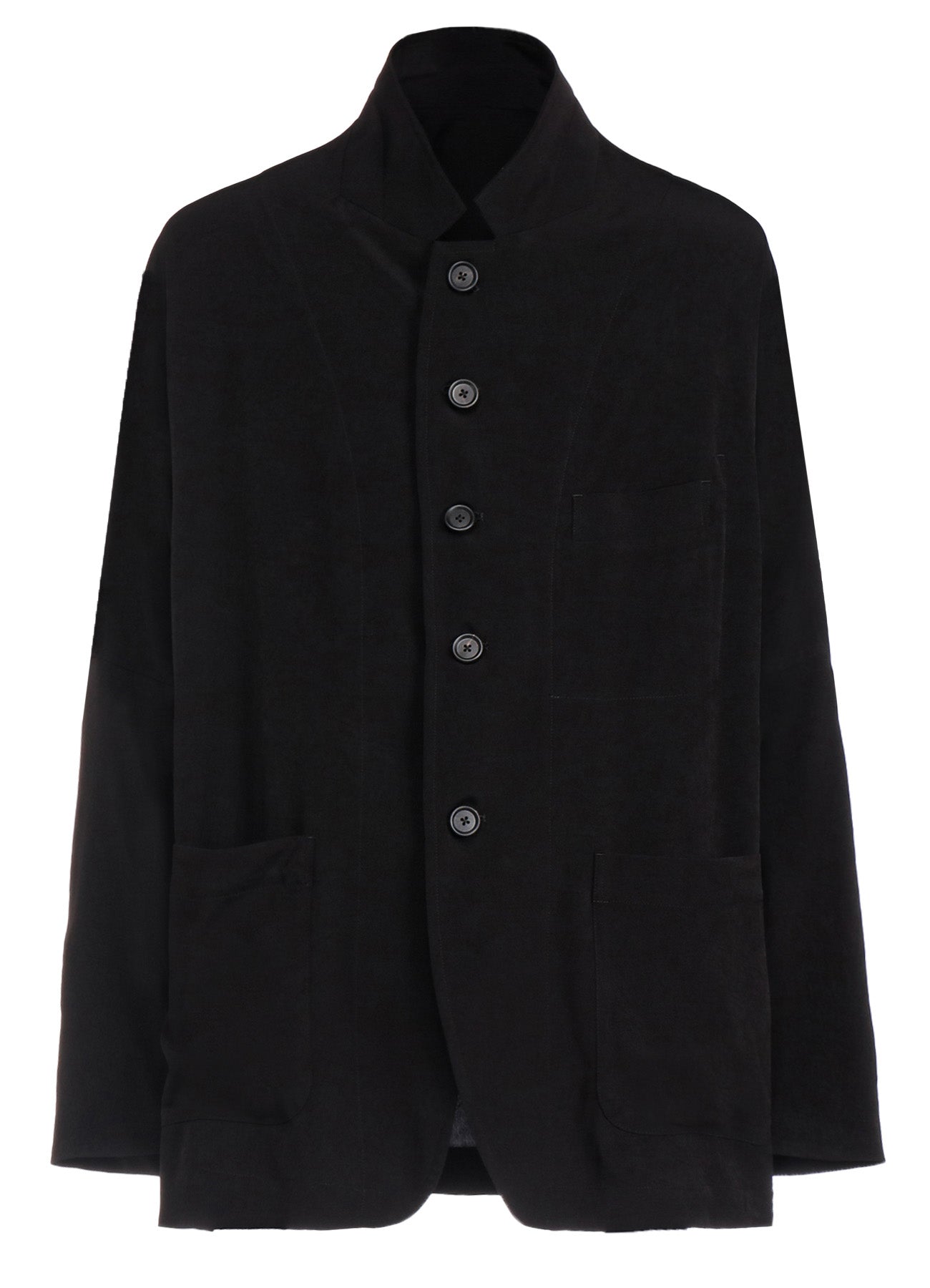 Elegant Crepe de Chine Raglan Sleeve Jacket for Women - Lightweight & Stylish Blazer for Office, Dinner & Special Occasions