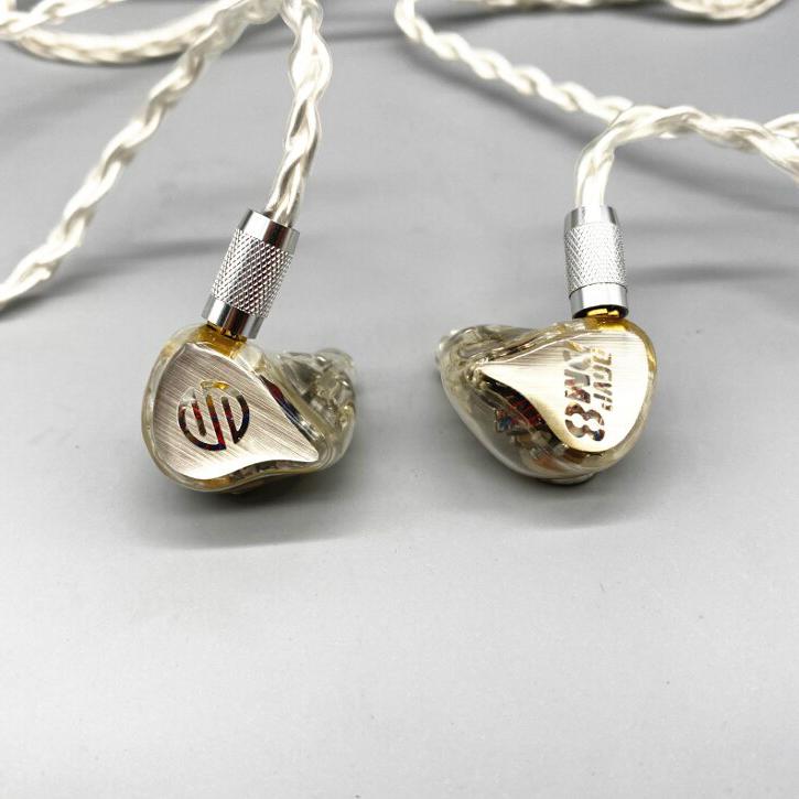BGVP DM8 High-Fidelity In-Ear Monitors with Open Box - Professional Studio Earphones for Musicians, Audiophiles & Gamers - Perfect for Recording, Mixing & Immersive Gaming Experience