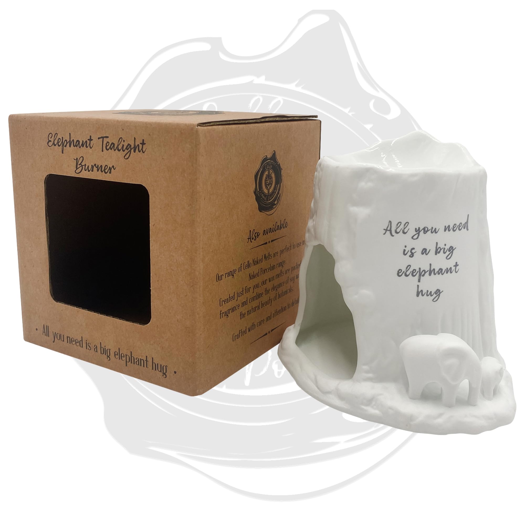 Premium Candle Elephant Tealight Holder - Handmade Elephant-Shaped Tea Light Burner for Home Decor, Gifts & Relaxation - Perfect for Weddings, Parties & Aromatherapy