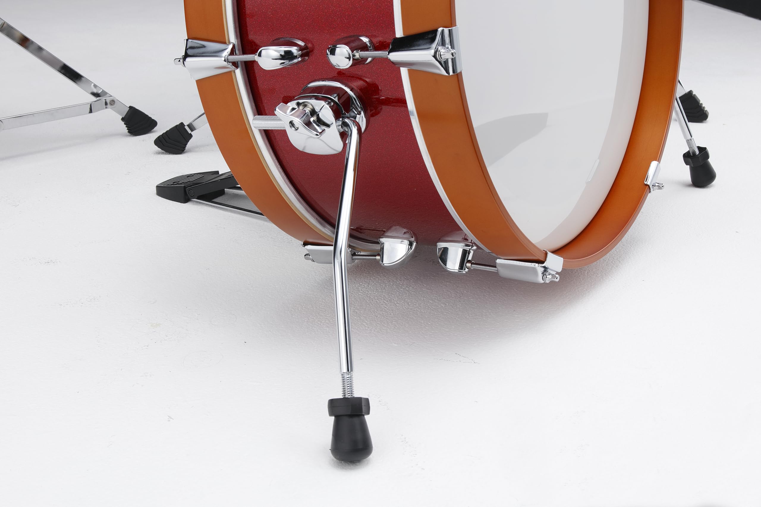 Tama Club-JAM Mini 2-Piece Drum Shell Pack - Candy Apple Mist Finish | Compact Drum Kit for Small Spaces, Practice, and Travel | Perfect for Home Studios, Apartment Drumming, and Portable Performances