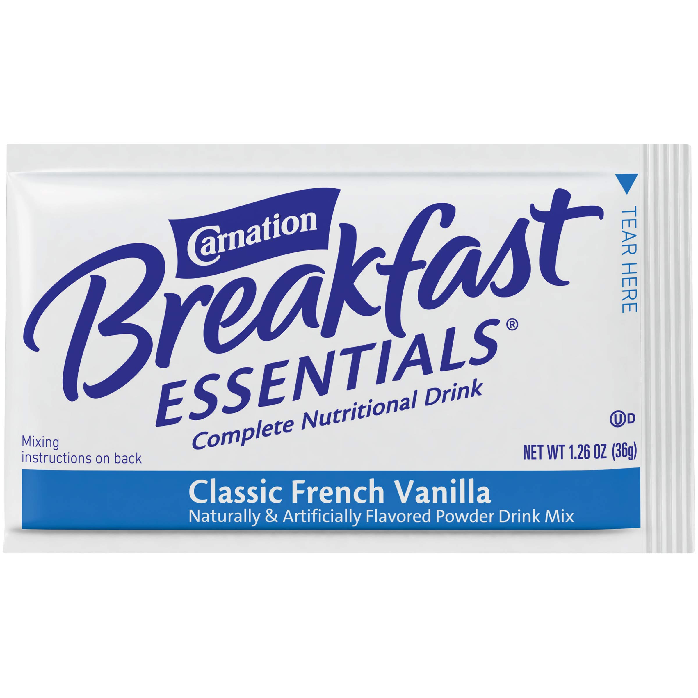 Carnation Breakfast Essentials Nutritional Drink Mix - 10 Packets (12.6 Oz) 2-Pack Box | Quick & Healthy Breakfast Solution for Busy Mornings, Post-Workout Recovery & On-the-Go Nutrition
