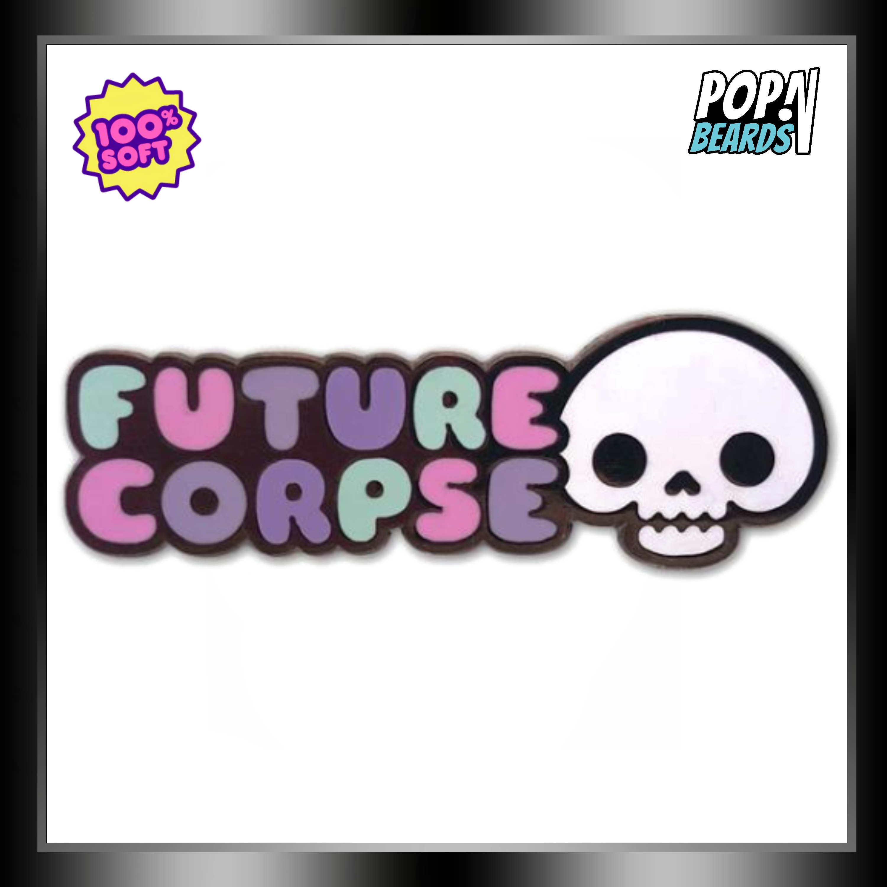100% Soft Enamel Pins - Unique Future Corpse Design - Perfect for Backpacks, Jackets & DIY Crafts