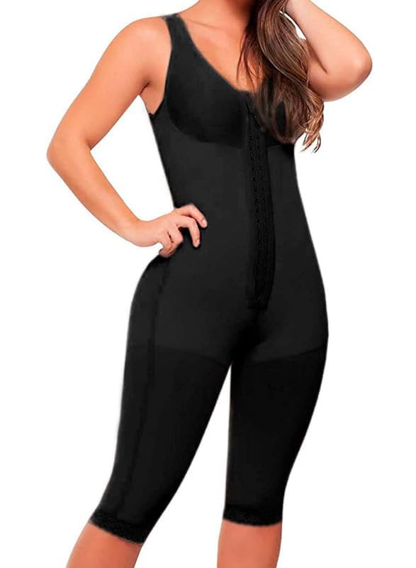 Fajitex Women's High Compression Shapewear - Colombian Fajas Moldeadoras Full Body Girdle with Built-in Bra | Tummy Control & Waist Trainer for Postpartum, Workout & Everyday Wear