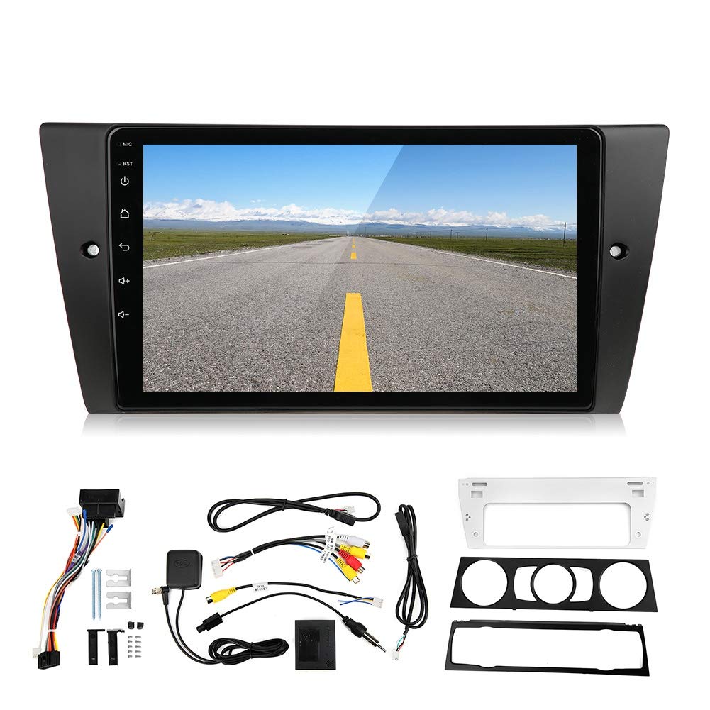 Duokon 9-inch Android Car GPS Navigation System - Full Touch Screen, Bluetooth, Stereo Radio - Compatible with BMW E90 E91 E92 - Perfect for Road Trips & Daily Commuting