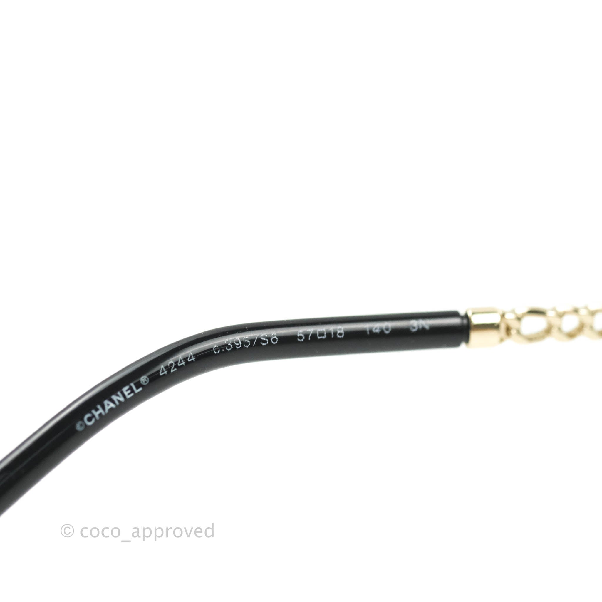 Chanel Square Sunglasses with Gradient Grey Lenses & Gold Chain - Luxury Fashion Sunglasses for Women, Perfect for Beach, Driving & Summer Outfits