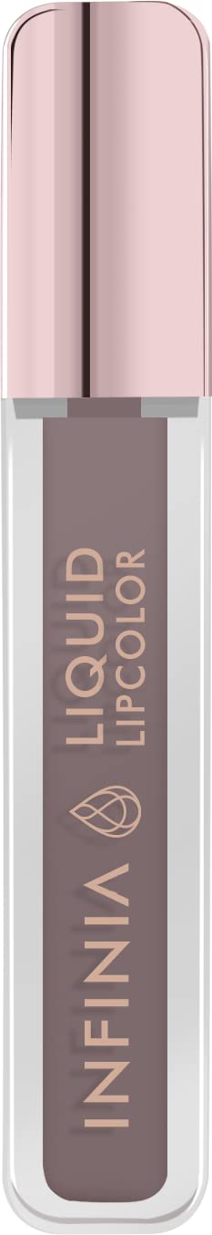 INFINIA Long Lasting Liquid Lipstick - M-02 Velvet Matte Lip Color | Hydrating & Smudge Proof | Perfect for Date Night, Parties & Everyday Wear