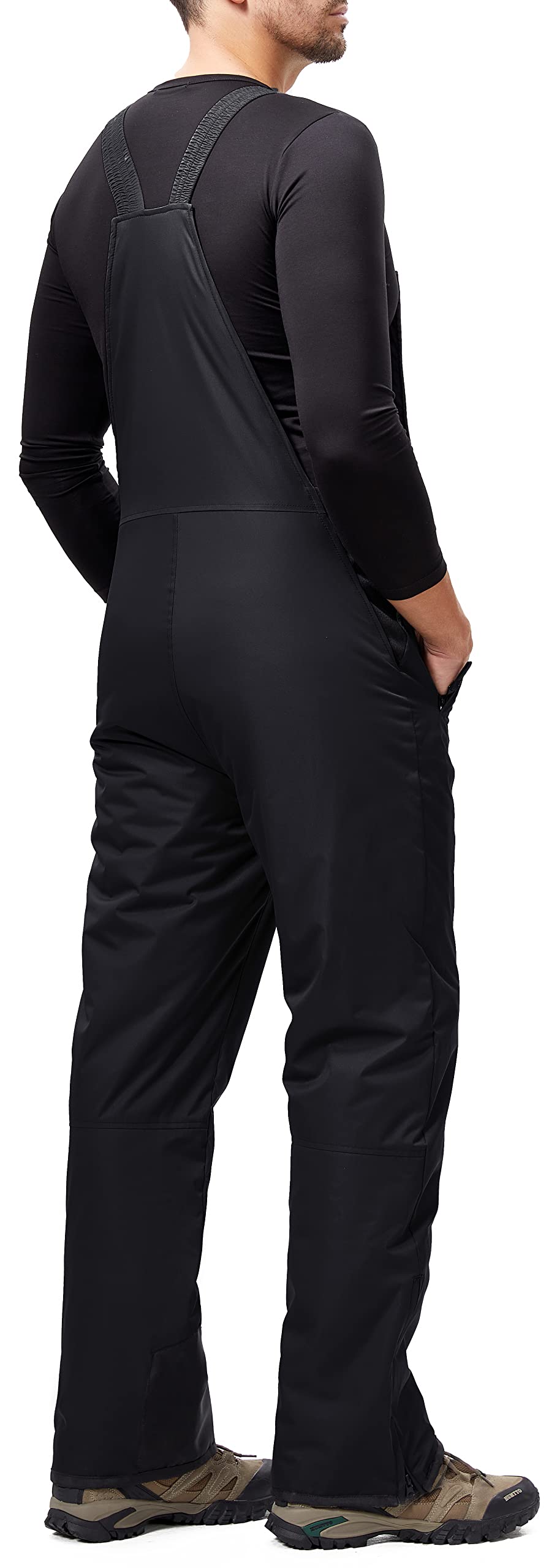 BenBoy Men's Waterproof Insulated Snow Bibs - Softshell Ski Pants with Ripstop Technology for Snowboarding & Winter Sports | Perfect for Skiing, Snowboarding & Cold Weather Outdoor Activities
