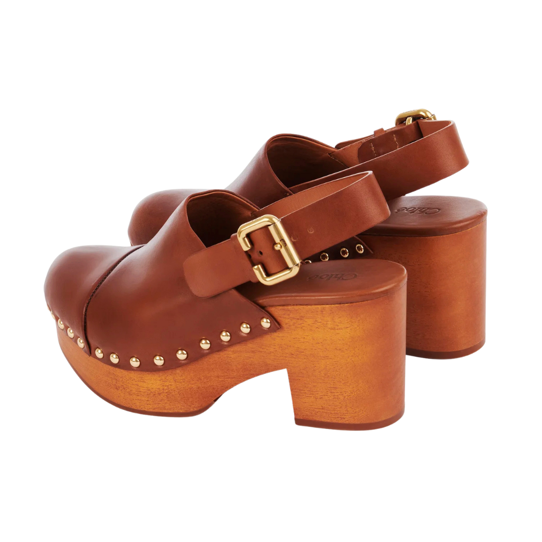 Comfortable Brown Jeannette Clogs for Women - Slip-Resistant Garden Shoes for Outdoor Walking & Gardening