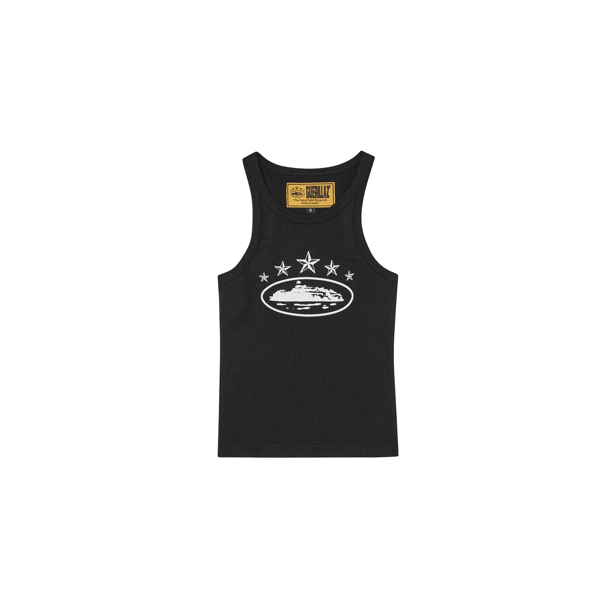 Corteiz Bolo Essentials Women's Black Tank Top - Soft Breathable Fabric for Casual Wear, Gym & Summer Outfits