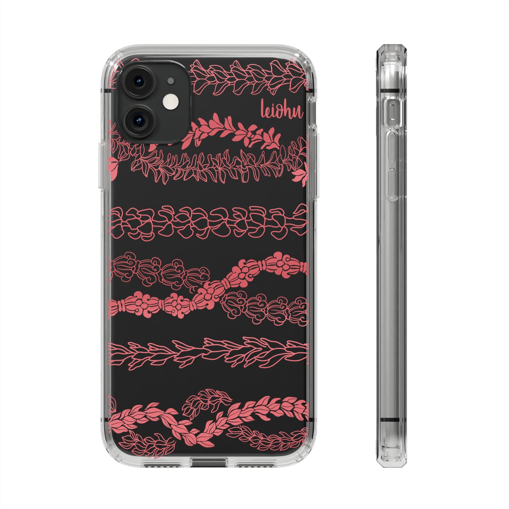 Forever Lei Clear Phone Case - Slim Protective Cover for iPhone 15/14/13/12/11 Pro Max XR XS - Scratch Resistant & Shockproof - Perfect for Everyday Use, Travel, and Outdoor Activities