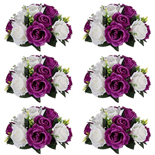 Purple & White