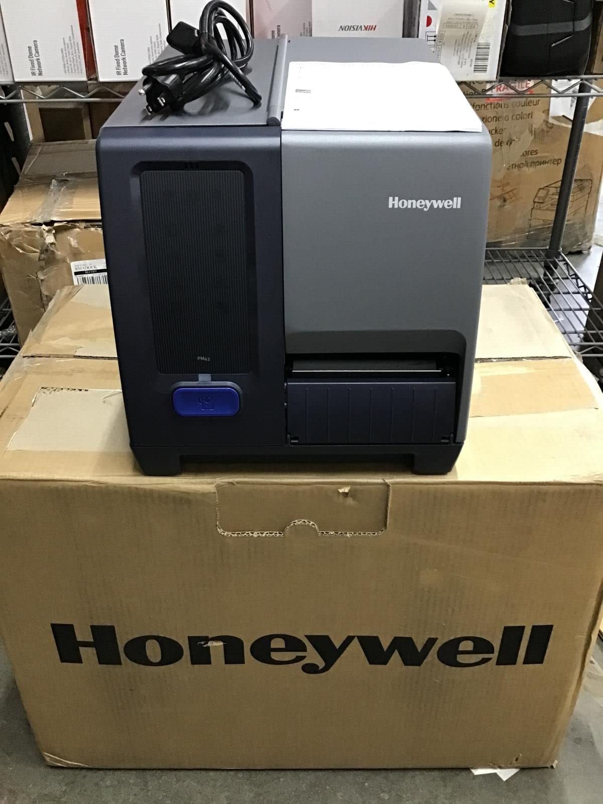Intermec PM43 Direct Thermal & Thermal Transfer Label Printer - Monochrome Desktop Barcode Printer for Shipping Labels, Inventory & Retail Tags - PM43A01000000201