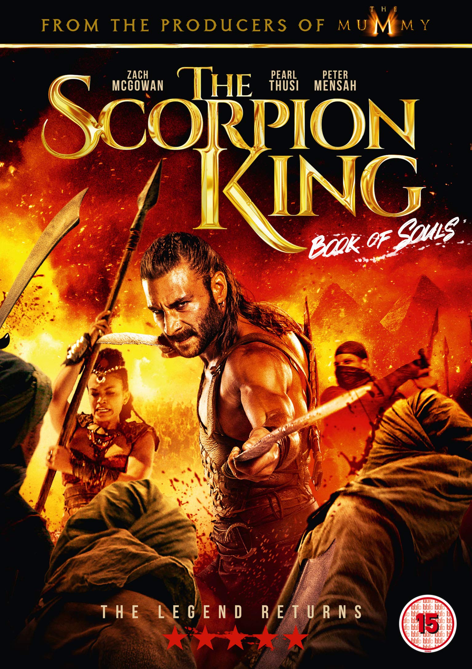 The Scorpion King: The Book of Souls - Action Adventure Movie DVD | Perfect for Movie Nights & Fantasy Film Collections