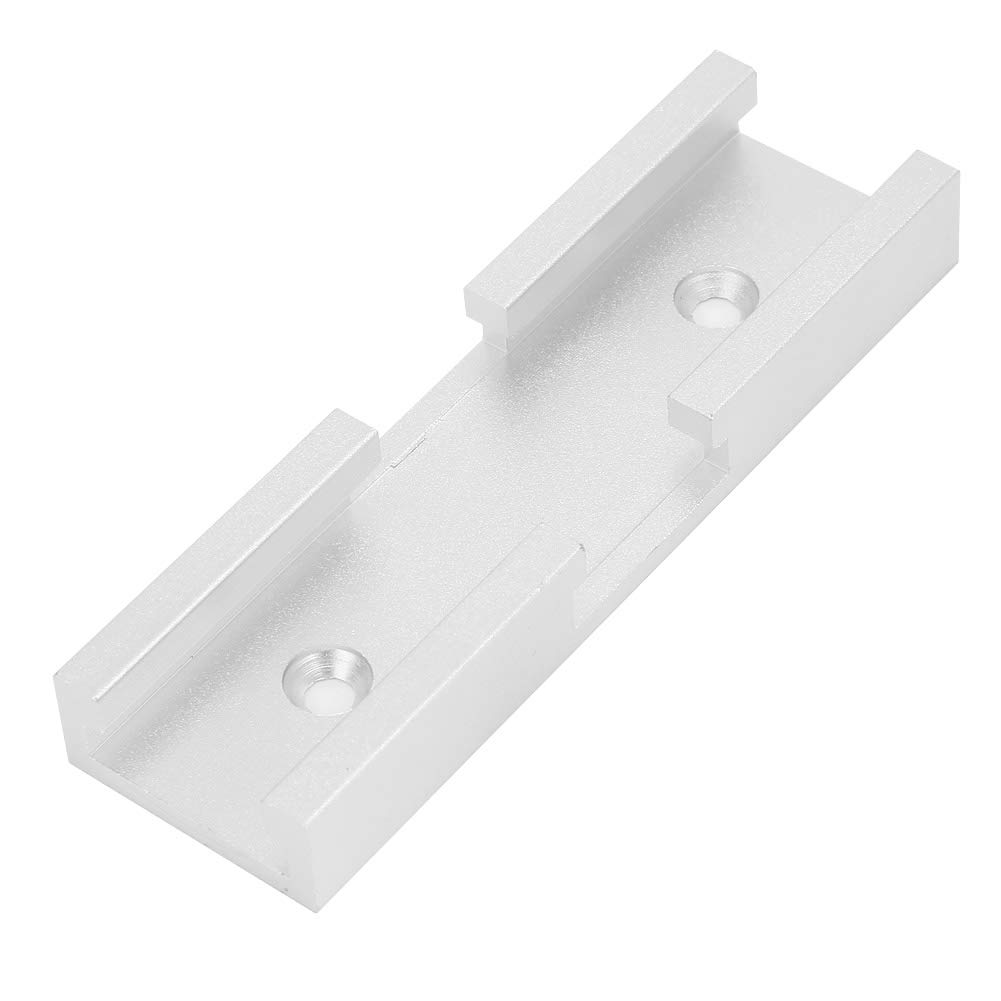 Aluminum Alloy T-Track Connector - Heavy Duty T Slot Miter Track Jig Fixture for Router Table | DIY Woodworking Accessories & Power Tool Parts | Perfect for Joinery, Cabinet Making, and Workshop Projects