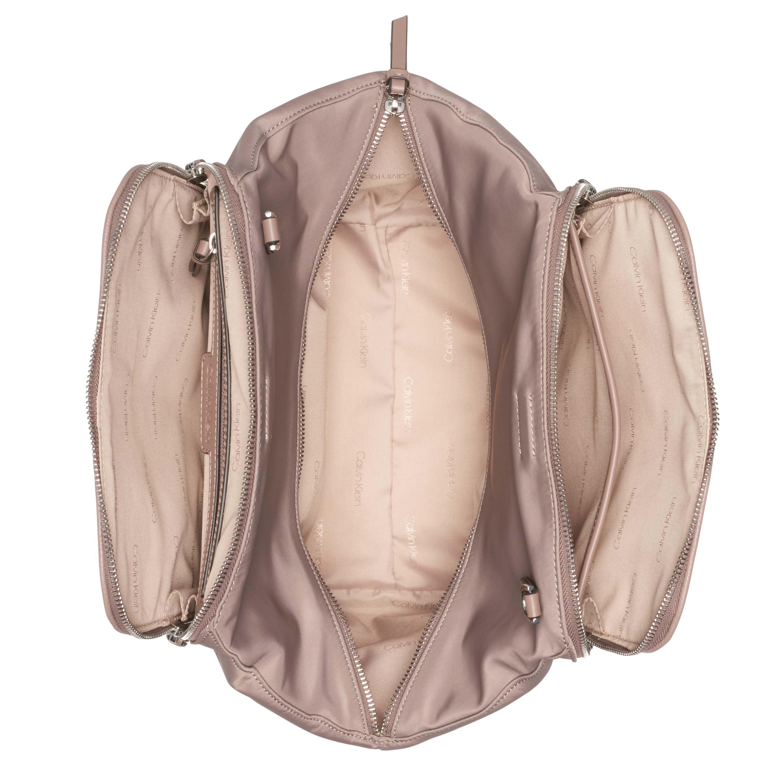 Calvin Klein Marble Triple Compartment Organizational Tote Bag for Women | Large Work Tote with Laptop Sleeve | Perfect for Office, Travel & Everyday Use