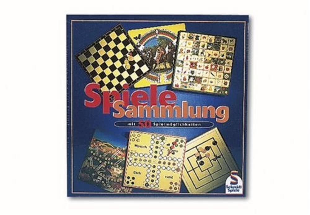 Schmidt 49112 Premium Game Collection with 50 Classic Board Games - Perfect for Family Game Nights, Parties & Indoor Entertainment