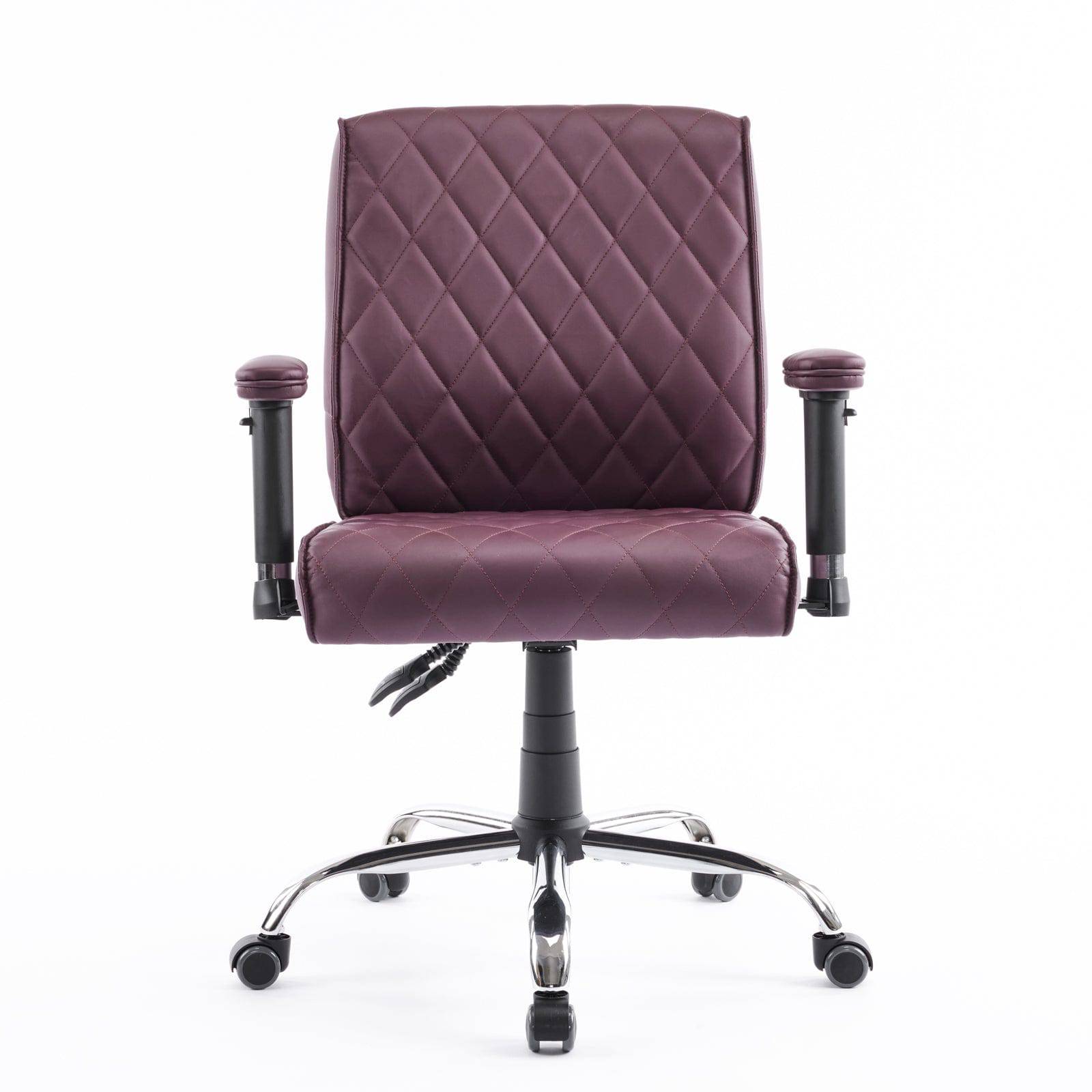 Delia Manicure Nail Salon Chair - Adjustable Pedicure Spa Stool with Wheels for Salon & Home Use - Perfect for Nail Technicians & Beauty Professionals