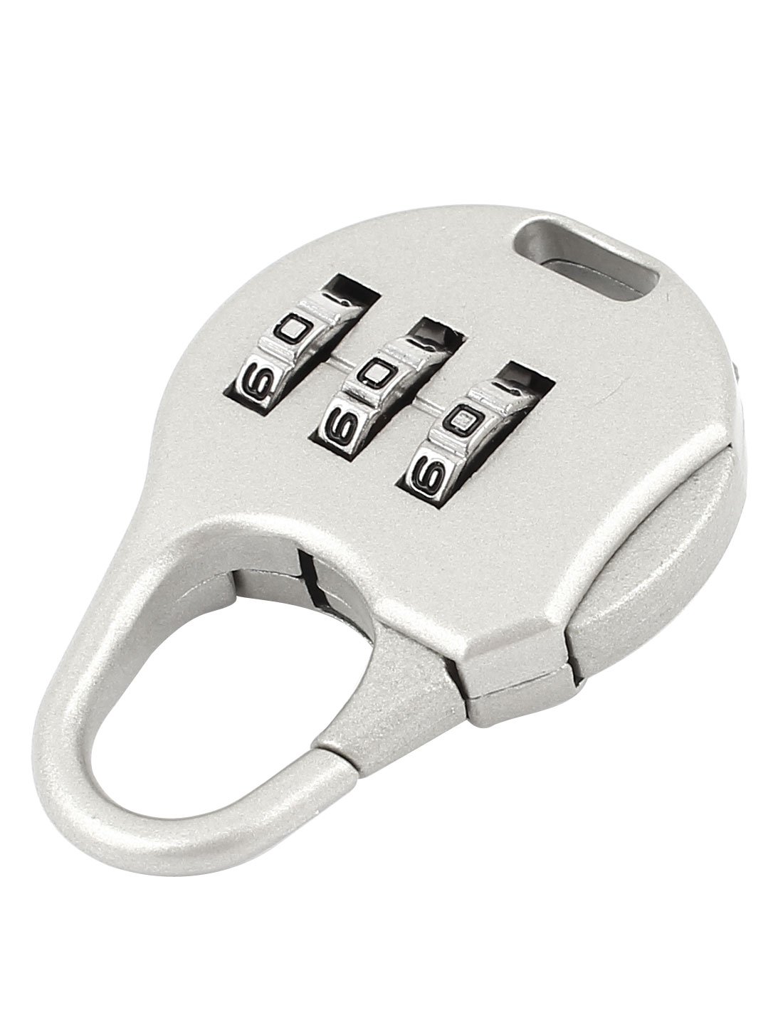 uxcell 3-Digit Security Combination Padlock for Luggage & Travel Bags - Light Khaki | TSA Approved Lock for Suitcases, Backpacks & Gym Lockers