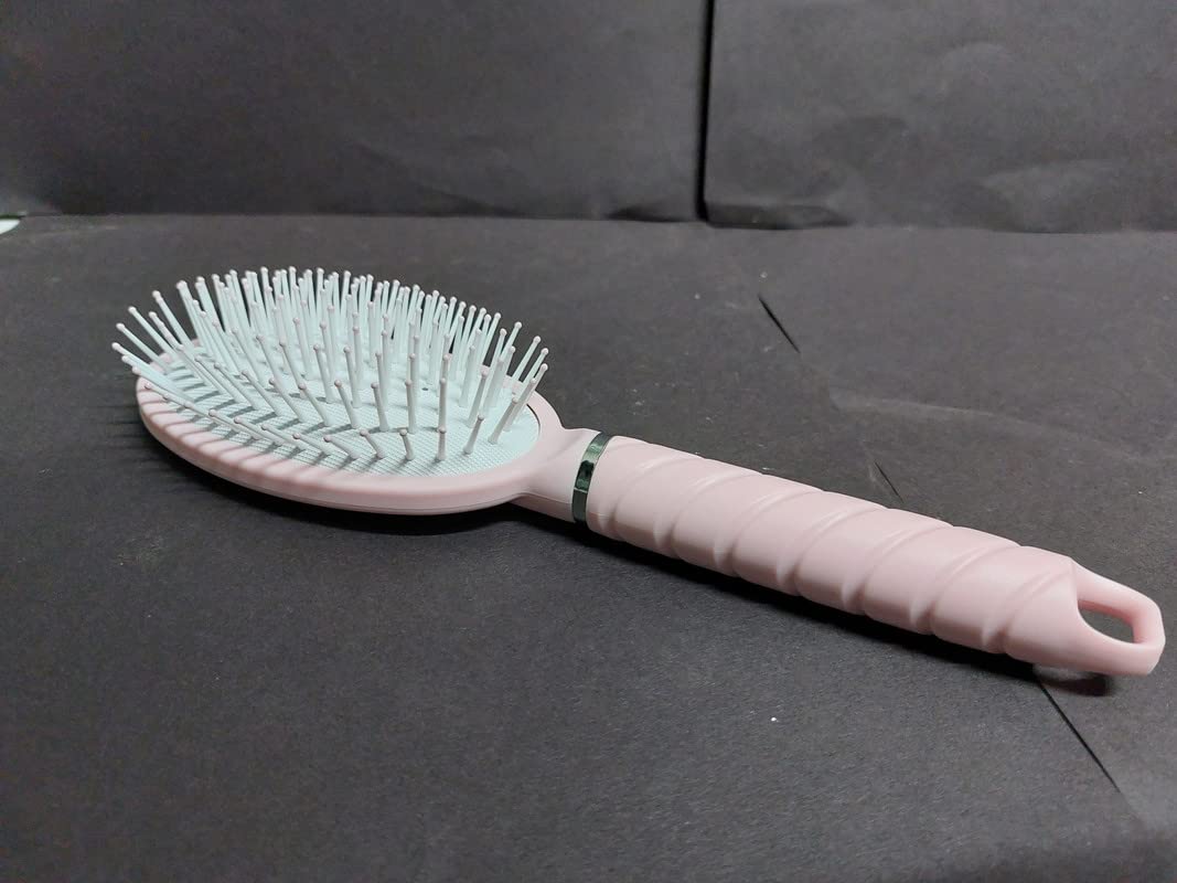 MODPAR Ceramic Oval Floral Print Paddle Hair Brush - Detangling & Styling for All Hair Types (Random Color) - Perfect for Home, Salon & Travel Use