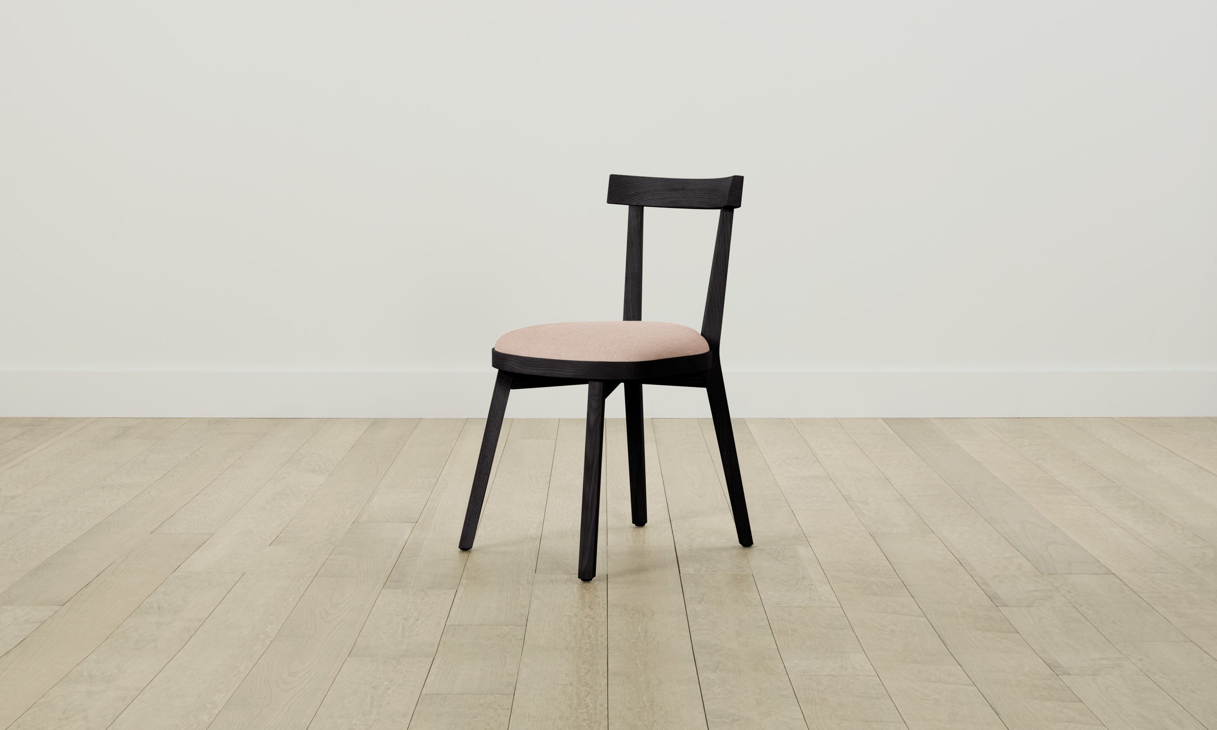 Allen Dining Chair - Heritage Belgian Linen Upholstered Seat with Petal Design | Modern Kitchen & Dining Room Furniture for Home Decor