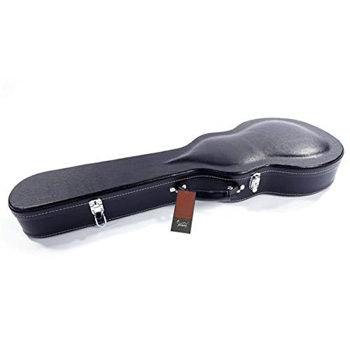 Premium Electric Guitar Hard Case for Music Lovers - Microgroove Bulge Surface, Black - Fast 3-7 Day Delivery - Perfect for Gigging, Travel & Studio Protection