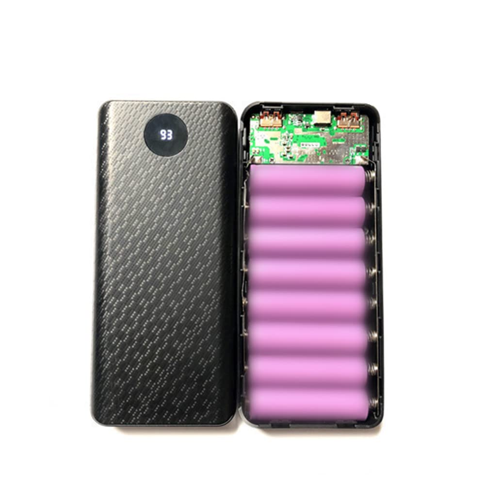 NATEFEMIN QC 3.0 Fast Charger DIY Kit - 18650 Battery Case Shell for Power Bank & USB Charging (No Battery Included) | Perfect for Camping, Travel & Emergency Power Backup