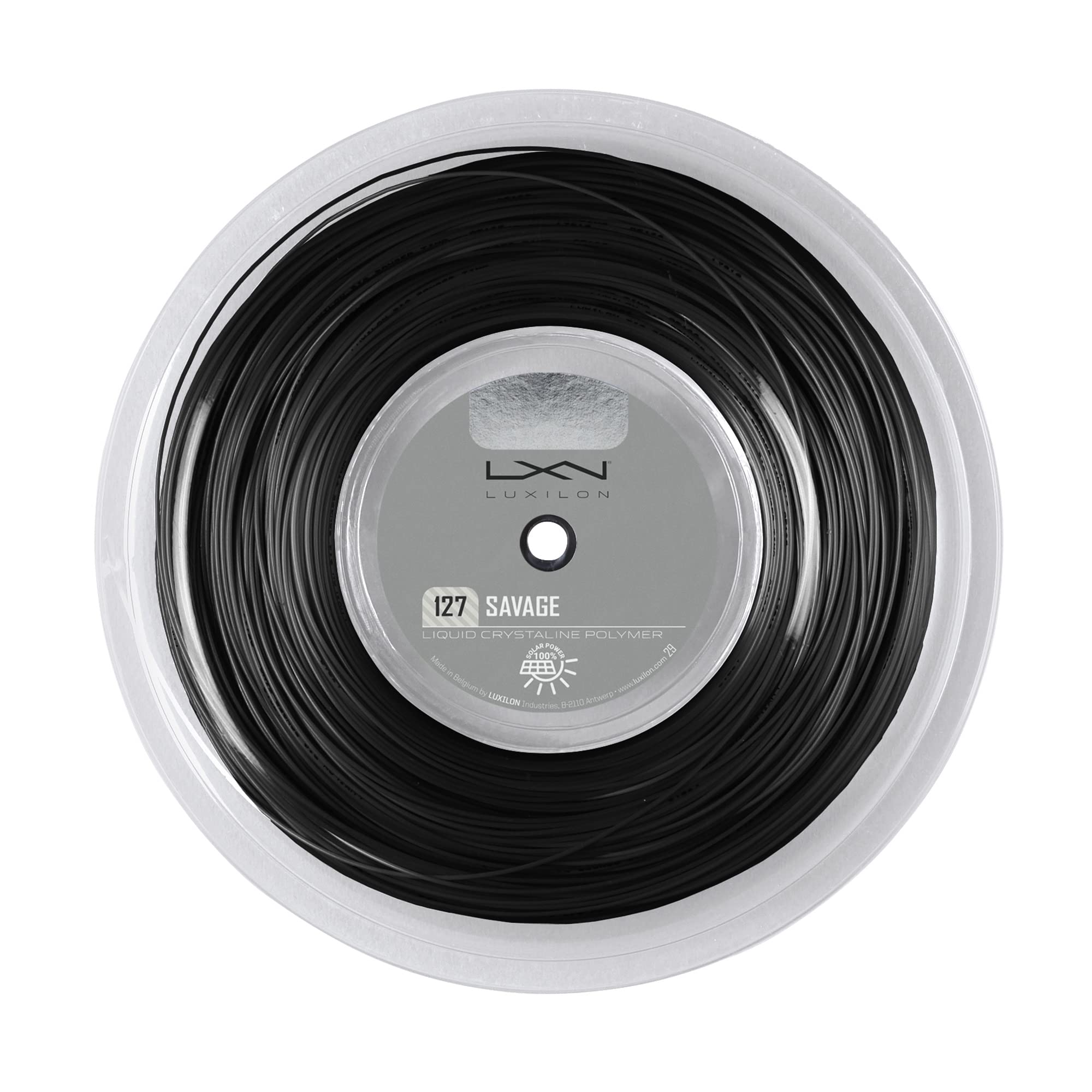Luxilon Savage 127 Tennis String - Premium Set & 200m Reel for Pro Players | Perfect for Competitive Matches & Training Sessions