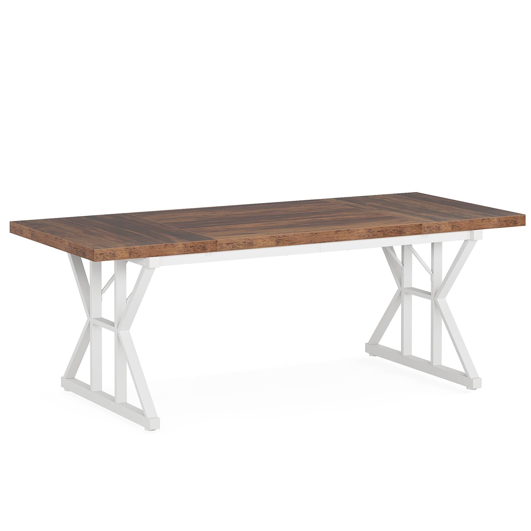 Solid Wood Farmhouse Dining Table - 70.8