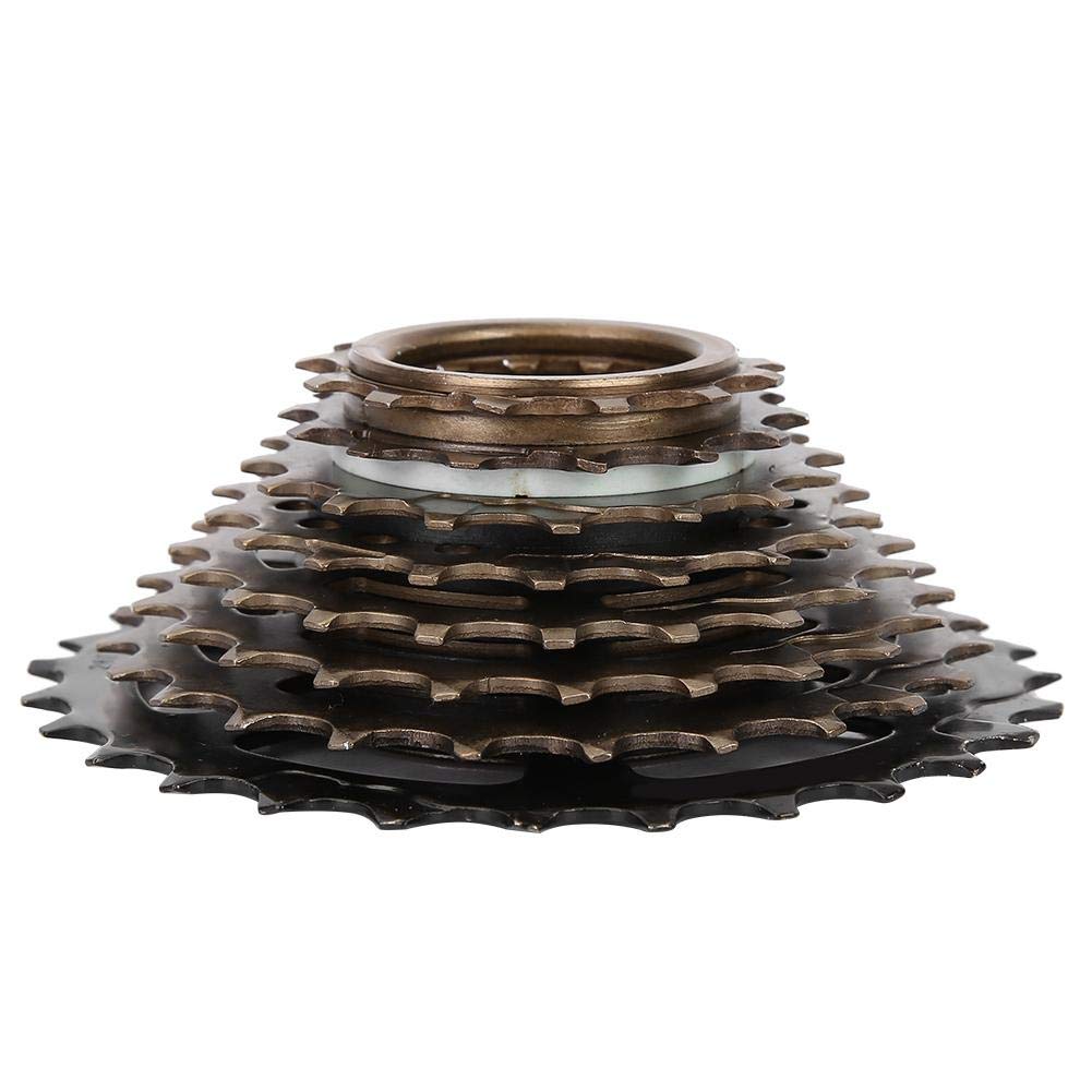 6 Speed 14T-28T Bicycle Freewheel Cassette - Bike Multiple Speed Teeth Cassette Replacement for Road & Mountain Bikes - Perfect for Cycling, Commuting & Gear Upgrades