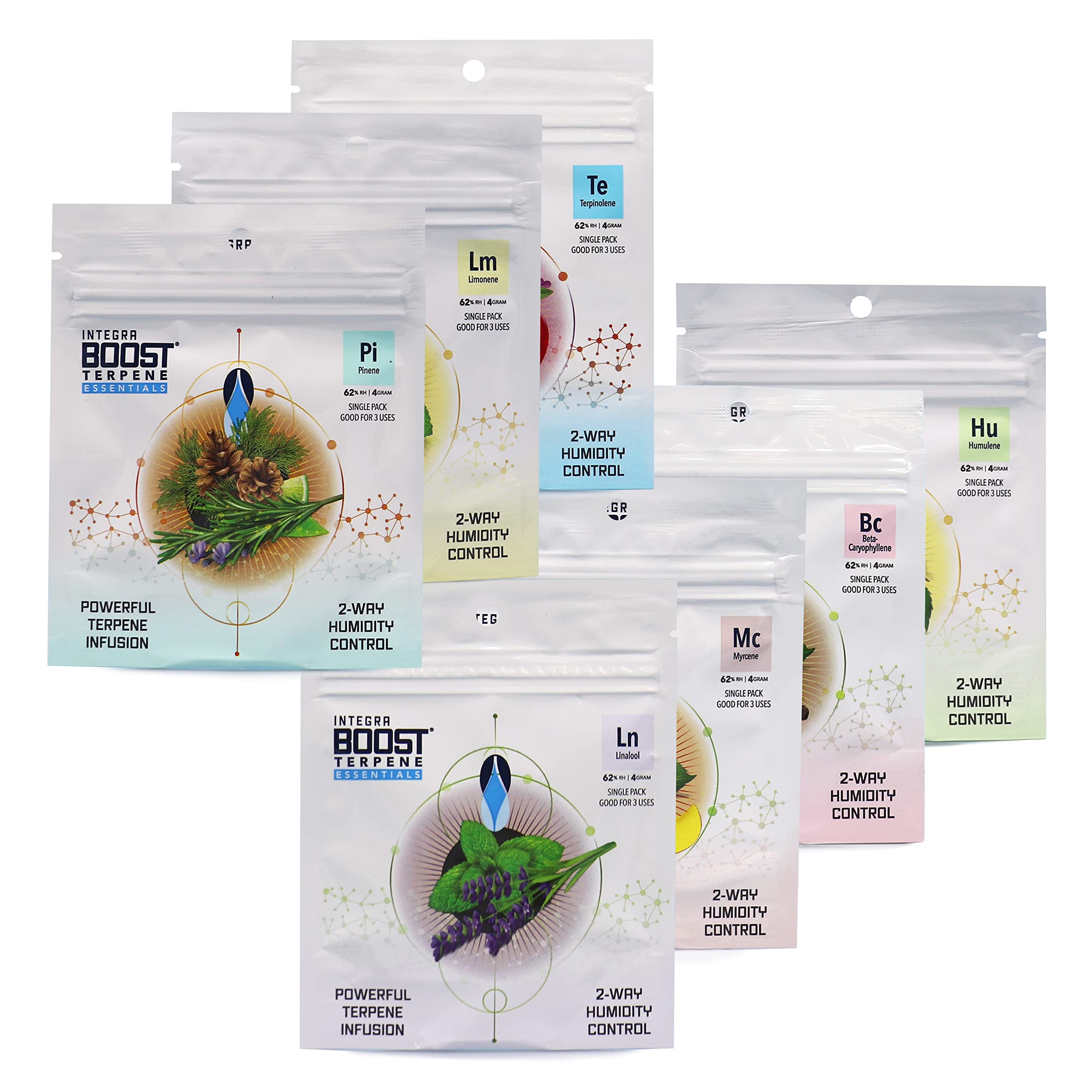 Integra Boost Terpene Essentials Variety Pack – Premium Cannabis Terpenes for Enhanced Flavor & Aroma – Perfect for Vaping, Edibles & Concentrates