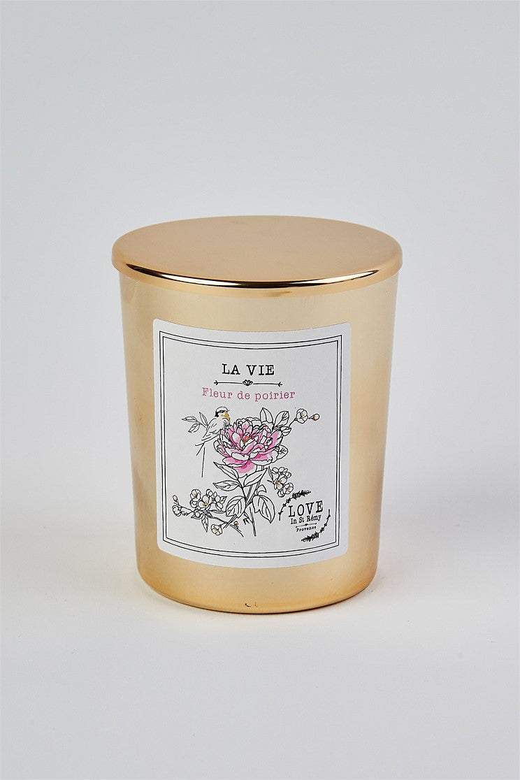 La Vie Parfumee Luxury Scented Candle - Long Lasting Aromatherapy Soy Wax Candle for Home, Spa, Romantic Dinner & Relaxation