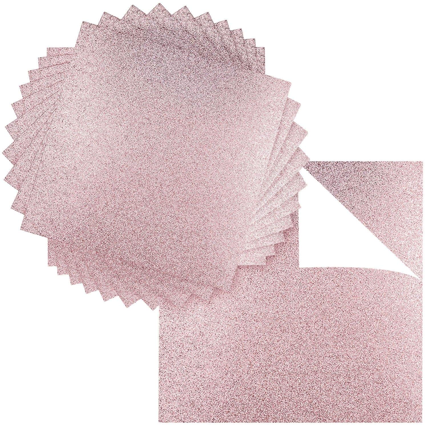 Premium 10 Sheets Glitter Cardstock 12