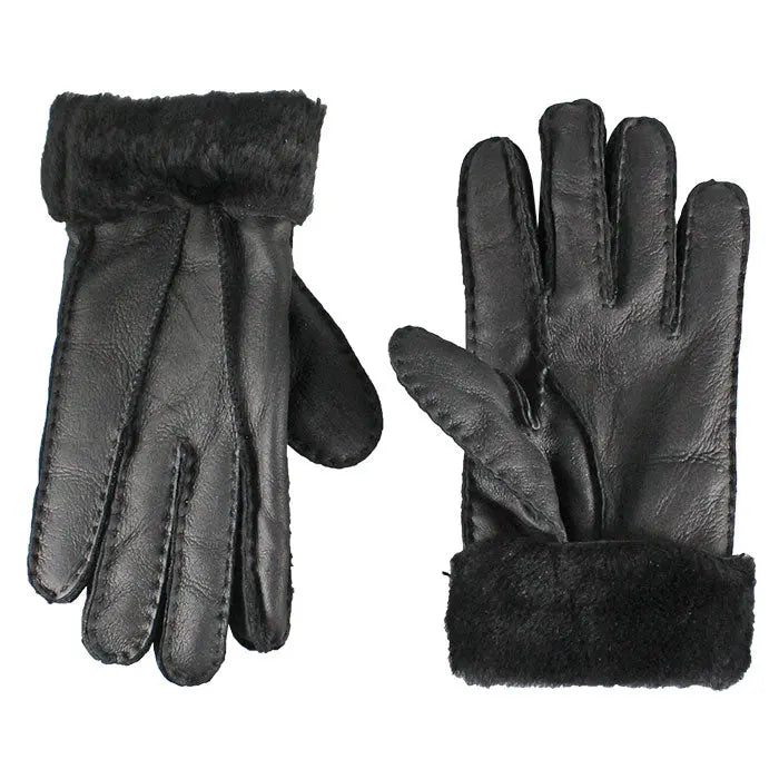 BOL Women's Shearling Leather Gloves - Winter Warm Touchscreen Gloves for Driving, Outdoor Activities & Cold Weather Fashion
