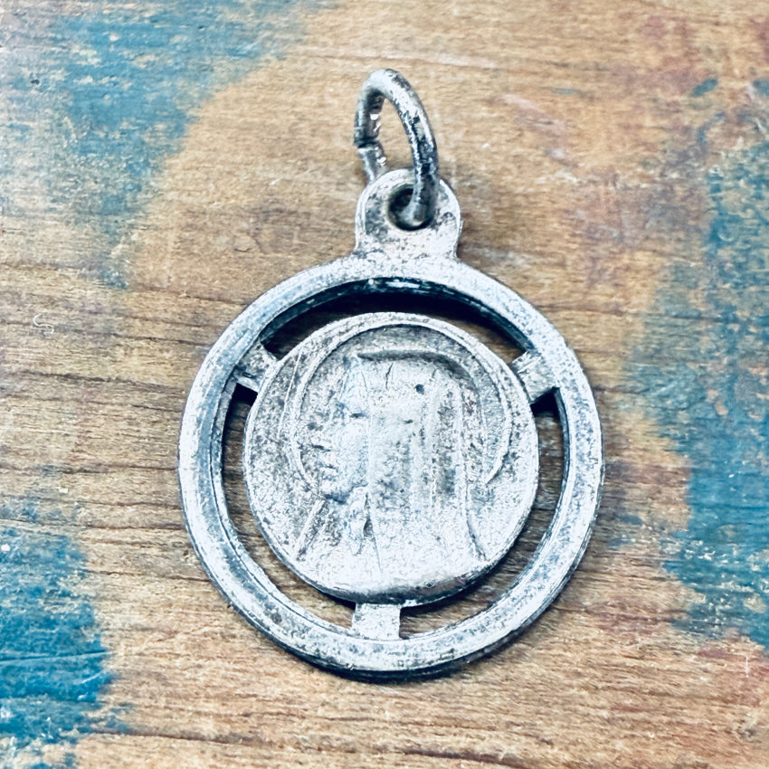 Vintage 800 Silver Saint Francis Xavier Devotional Pendant Necklace - Catholic Religious Jewelry for Men & Women - Perfect for Prayer, Gifts & Faithful Everyday Wear