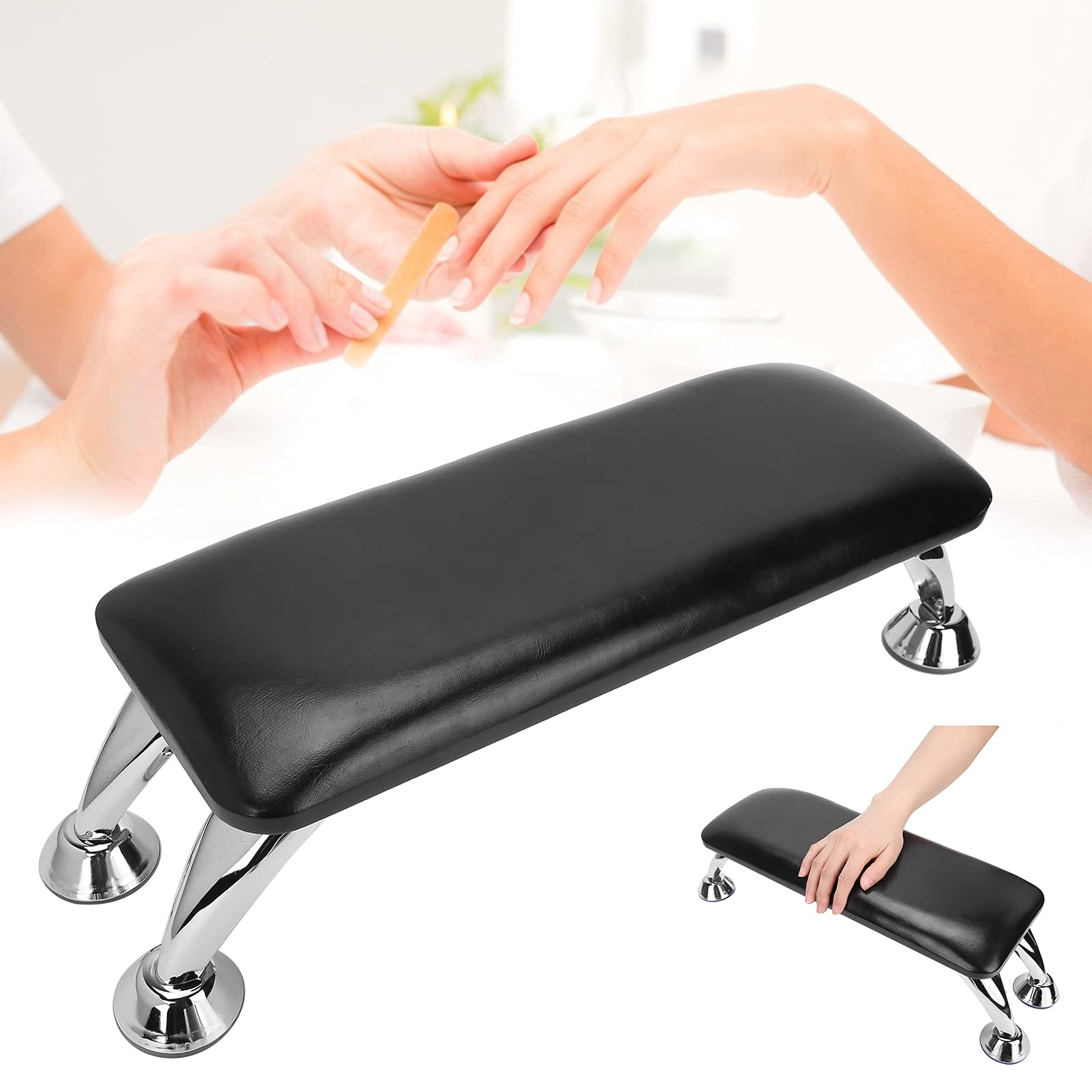 Soft Nail Arm Rest Hand Pillow for Manicure - Ergonomic Nail Technician Cushion for Women & Girls - Perfect for Salon, Home Nail Art & Gel Polish Application