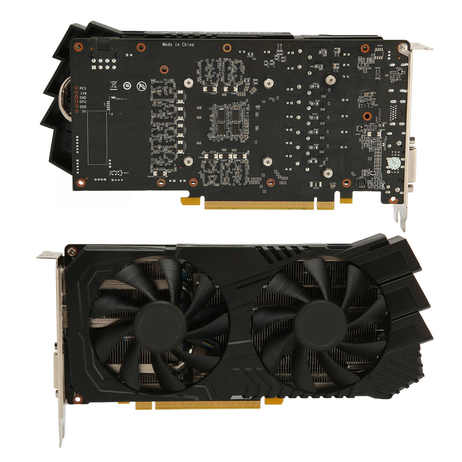 NVIDIA GeForce RTX 2060 SUPER 8GB GDDR6 256-bit Gaming Graphics Card with Dual Fans - 14000MHz Clock Speed, PCI Express 3.0, HDMI/DVI/DP Outputs - Plug & Play for PC Gaming, VR, 4K Video Editing & Streaming