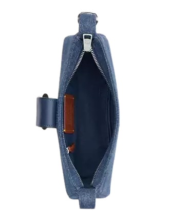 Coach Eliza Denim Shoulder Bag for Women - Stylish Crossbody Purse for Everyday Use, Work & Travel