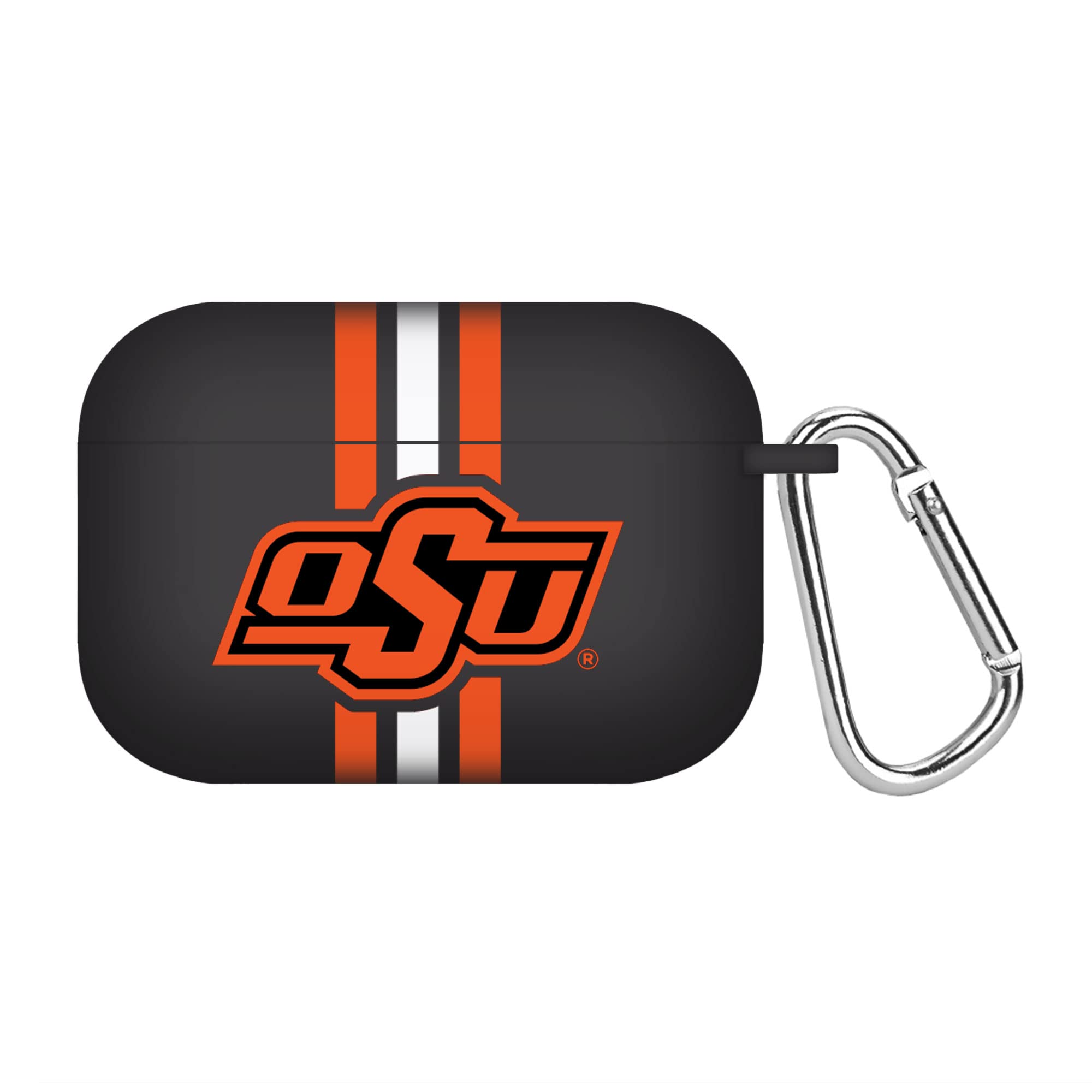 Oklahoma State Cowboys HD Protective Case Cover Compatible with Apple Airpods Pro 2/1 - Stripes Design | Durable Shockproof Cover for Sports, Travel & Daily Use