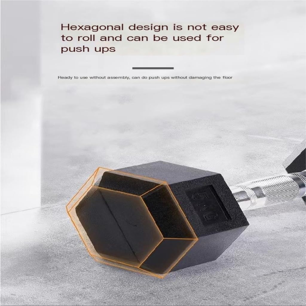 Premium Rubber Encased Dumbbell Set (2.5-30kg) for Strength Training - Home & Gym Workout Equipment for Weightlifting, CrossFit, and Fitness Training