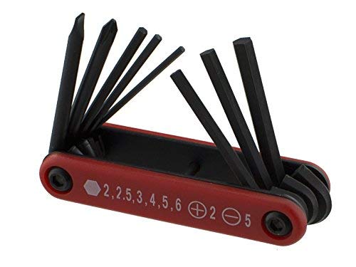 Fenix Bike Repair Tool Kit - 16-in-1 Portable Bicycle Maintenance Tools with Allen Wrench & Hex Keys for MTB & Road Bikes - Perfect for On-the-Go Repairs & Home Bike Maintenance