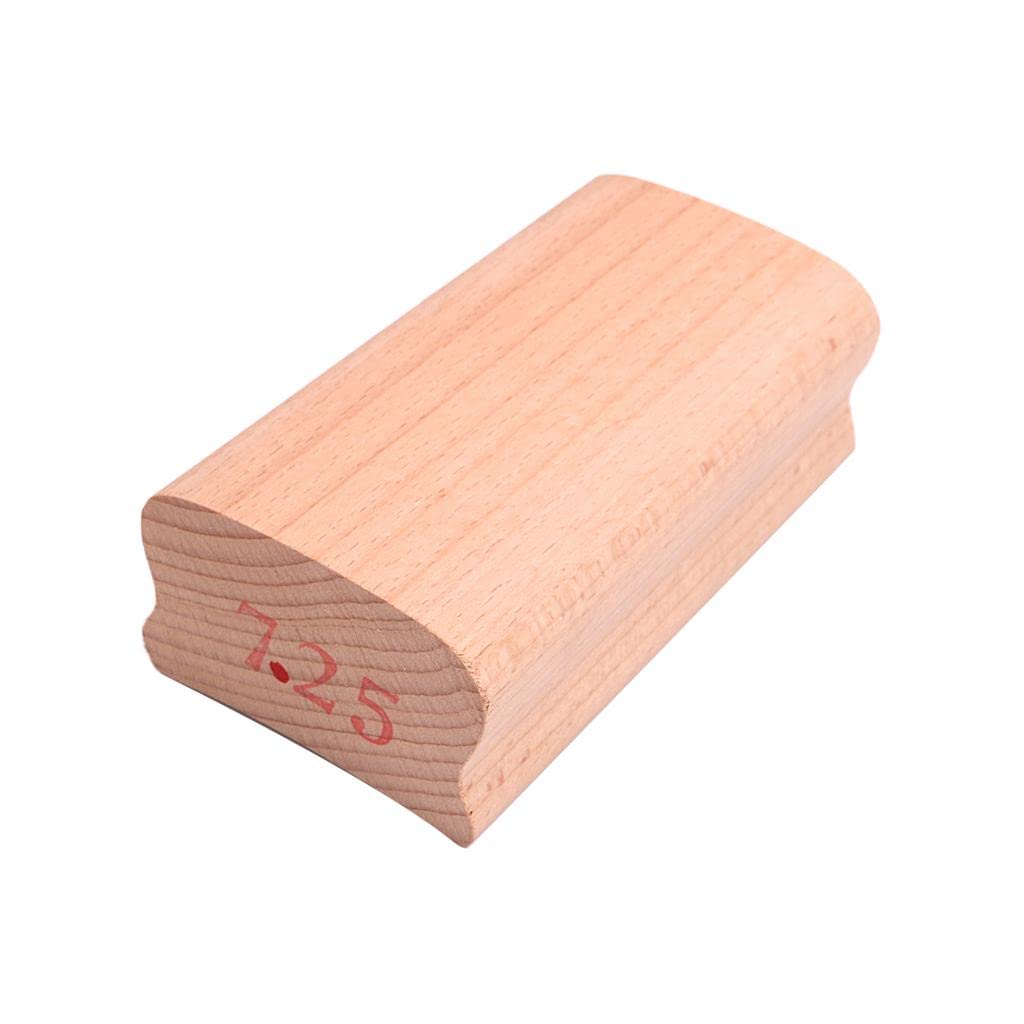 Baoblaze 7.25 Inch Wooden Radius Sanding Block for Guitar & Bass - Professional Luthier Tool for DIY Guitar Repair, Setup and Maintenance - Perfect for Neck Leveling, Fret Work and Instrument Care