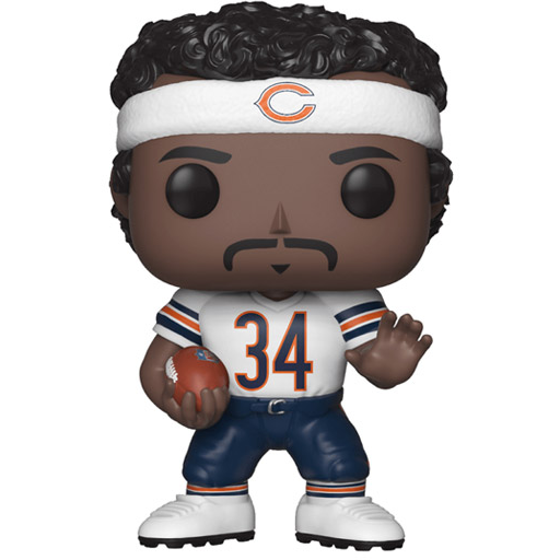 Authentic NFL Chicago Bears Walter Payton White Replica Jersey - Perfect for Game Day, Tailgating & Football Fan Gifts