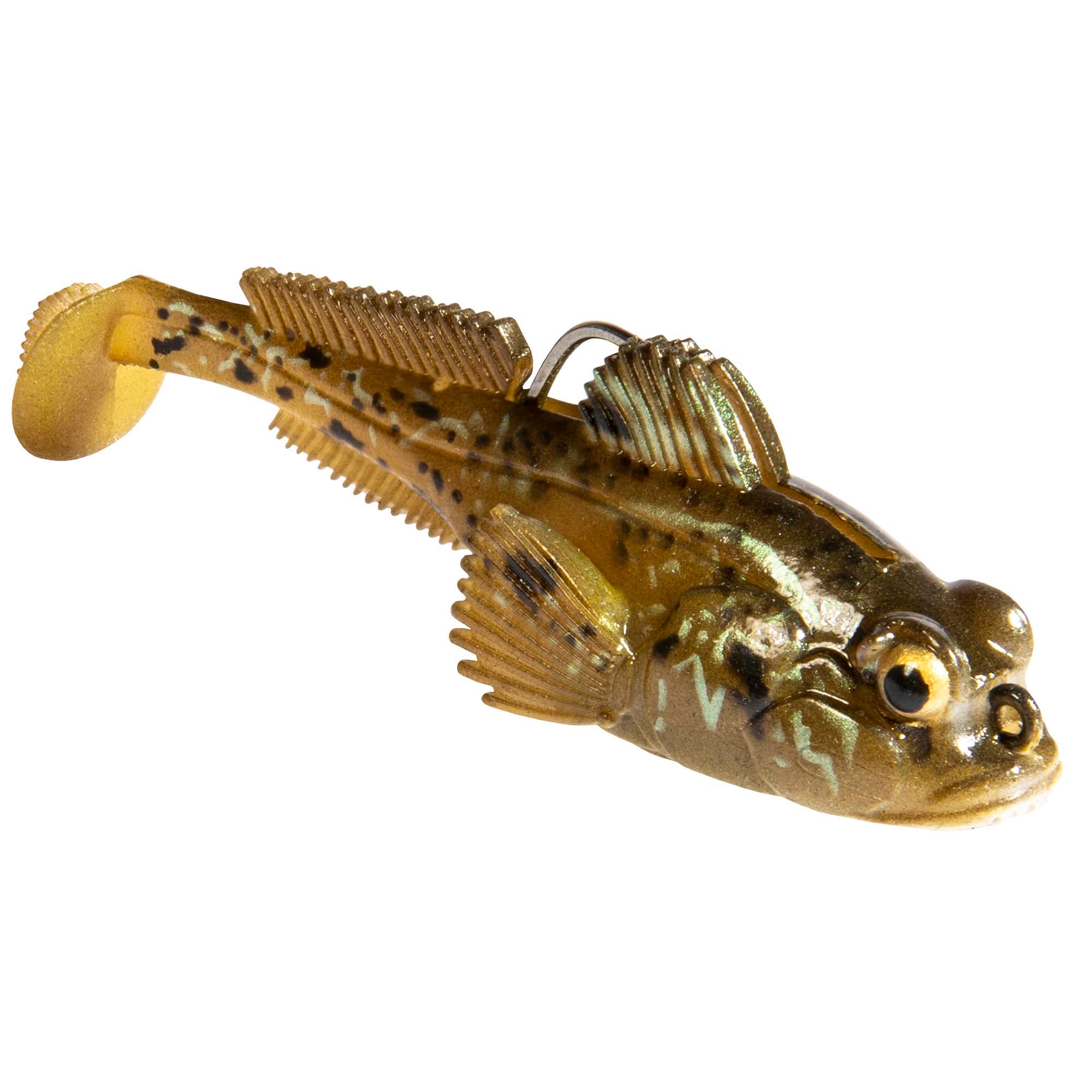 Z Man Gobius 3 Weighted Swimbait Lures - Premium Saltwater Fishing Bait for Bass, Trout & Walleye - Ideal for Freshwater & Saltwater Fishing, Kayak Fishing & Shore Casting
